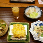 銀座おかもと - トウモロコシの天ぷら　