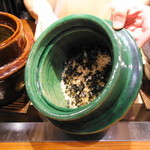 銀座おかもと - 生姜と海苔の炊き込みご飯