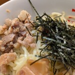 東京麺珍亭本舗 - 油そば(大)　無料くず肉
