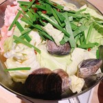 野菜巻き串 モツ鍋 きむや - 
