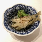鮨 ひろ海 - 菜の花とワカサギのお浸し