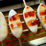 阿部蒲鉾店 - 手焼き笹かま体験1枚300円