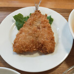 ビストロ サンカント - アジフライ