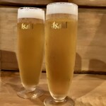菜づけ百屋 - 生ビール（アサヒスーパードライ）