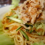 爽やかな中華風パスタです。盛りが良いのでお薦め。