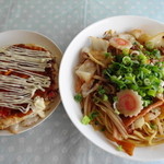万福 - キャベツ焼きと焼きラーメン