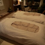 花仙庵 仙仁温泉 岩の湯 - マットレスが厚くなっていた