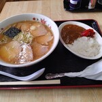金長 - チャーシューメン、ミニカレーセット