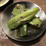 肉山 - 10．ジャンボピーマンのおろし浸し