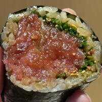 銀座 鮨 魯久 - マグロの太巻き