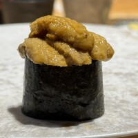 銀座 鮨 魯久 - 北海道バフンウニ大盛り