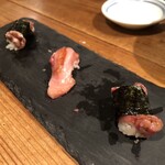 寿司一 - まぐろ　目の裏