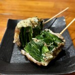 炭火串焼き 辻堂呑場 タイヨウ - ホウレン草