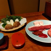 あひ鴨一品 鳥安 - あひ鴨すき焼き
                    