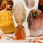 鮨　しらはた - 玉！ボタン海老！アジ！