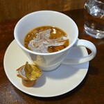 キッチン ブルー グローブ - ホワイトコーヒーへ