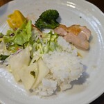 キッチン ブルー グローブ - 最後のワンプレート