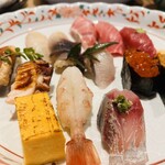 鮨　しらはた - おまかせにぎり6200円