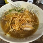 風の子ラーメン - とんこつみそ + 辛ネギ