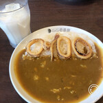 カレーハウス ＣｏＣｏ壱番屋 - 料理写真:トッピング、ハーフあさり、ハーフイカとラッシー