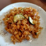 alfredo - 小柱とズッキーニのパエリア