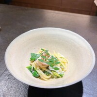 十皿 - 蛤とうるい菜のスパゲッティ　木の芽