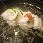 青華こばやし - 26年6月　お椀　天草鱧、じゅんさい