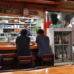 さわらや - カウンター席