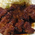 自家製ソーセージ＆麦酒 SARU BACON - トンテキ