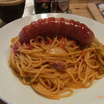 自家製ソーセージ＆麦酒 SARU BACON - ナポリタン