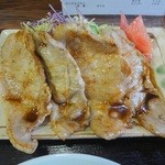 妙 - 生姜焼き定食(アップ)