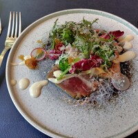 キハチ 青山本店 - 前菜のサラダ