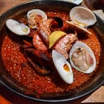 スペイン魚介バル - シーフードパエリア