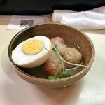 鳥平 - お通し。