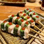 炭火焼鳥 きち蔵 - 梅しそ