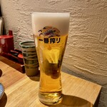 炭火焼鳥 きち蔵 - 生ビール