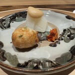 温石 - おでんの町焼津を表現した前菜