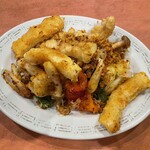 東天紅 - 白身魚の香り炒め