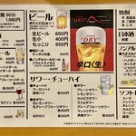 ホルモンちゃんスケ - メニュー