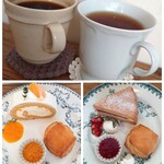 喫茶 tameiki - ドリップコーヒー580円、薬膳茶600円(花柑)※ドリンクセットは△50円