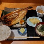 茶寮 ふ川 - 羅臼産ほっけ焼御膳