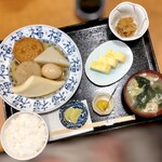 茶寮 ふ川 - おでん五種盛り膳