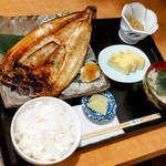 茶寮 ふ川 - 羅臼産ほっけ焼御膳
