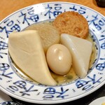 茶寮 ふ川 - おでん五種盛り