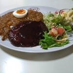 ミドリ食堂 - ハンバーグカレー