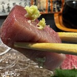 すし居酒屋 樽 - 厚切り大間の本マグロ