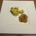 カントニーズ 燕 - エビ２種(マンゴーマヨネーズソースとチリソース)