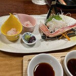 かに道楽 - かに刺身