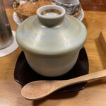 かに道楽 - かに茶碗蒸し