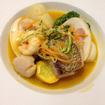 メインダイニングGRAND - スープドゥポワソンは1日限定10食 2014.6